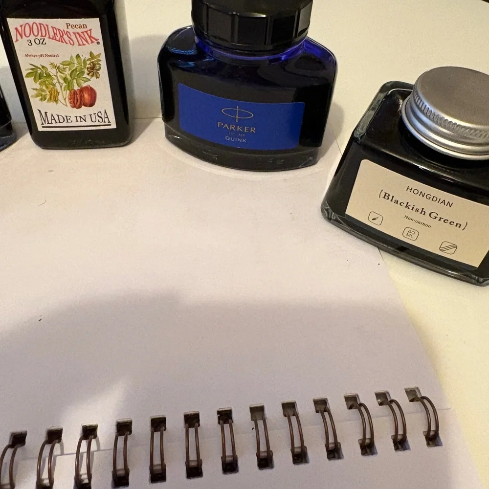 Fountain‎ Pen Ink Samples – 5 Mini Vials | Hongdian Parker Noodler’s Journaling